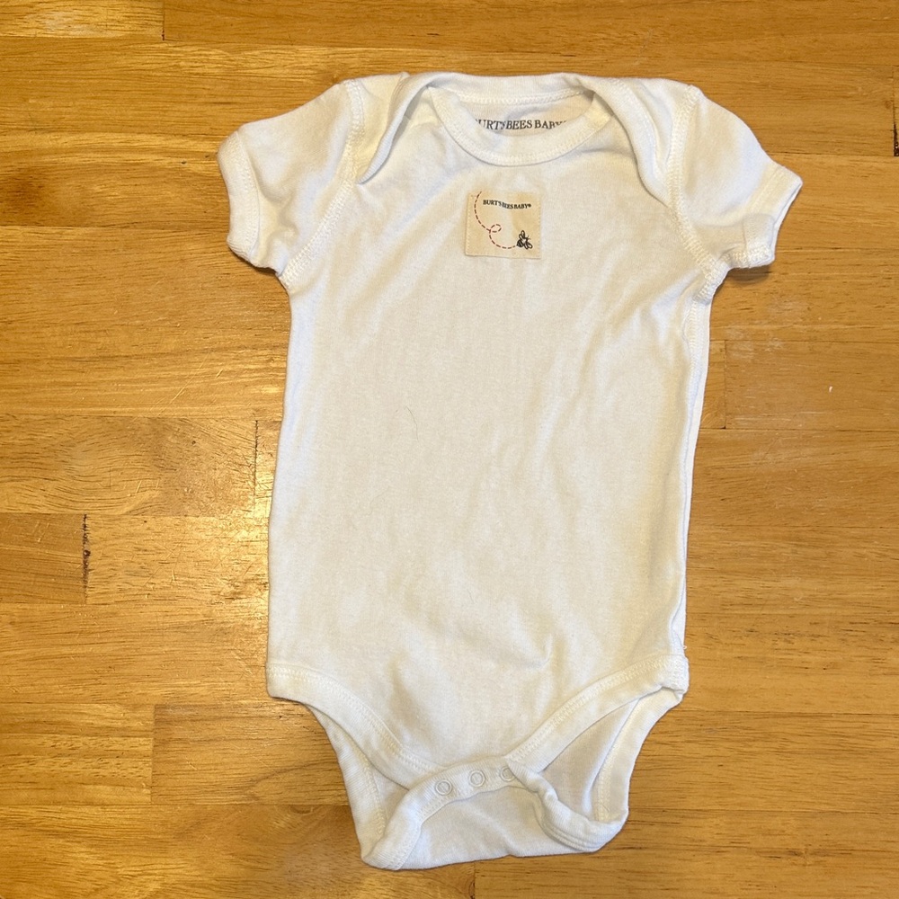 Burt's Bees Baby Gray and Striped Onesie Set - Picture 5 of 5